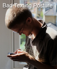 poor texting posture